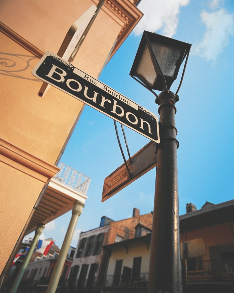 Bourbon Street Sign