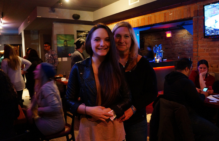 Kasha with her mom, Marla at a Travel Massive meetup in Toronto