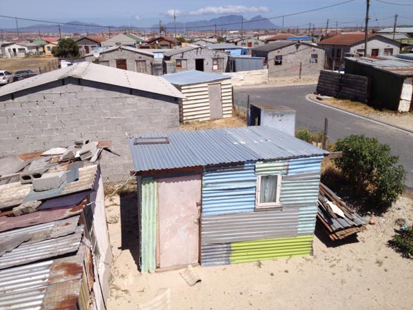 Khayelitsha, a township just 30 minutes from the Cape Town city centre