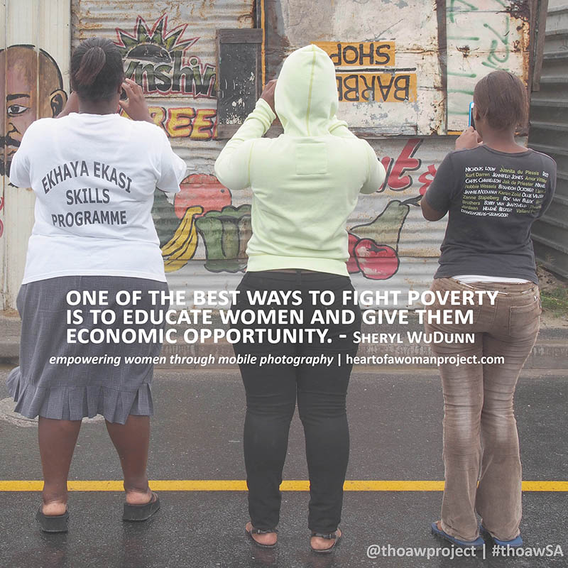 empowering women impacted by poverty through mobile photography