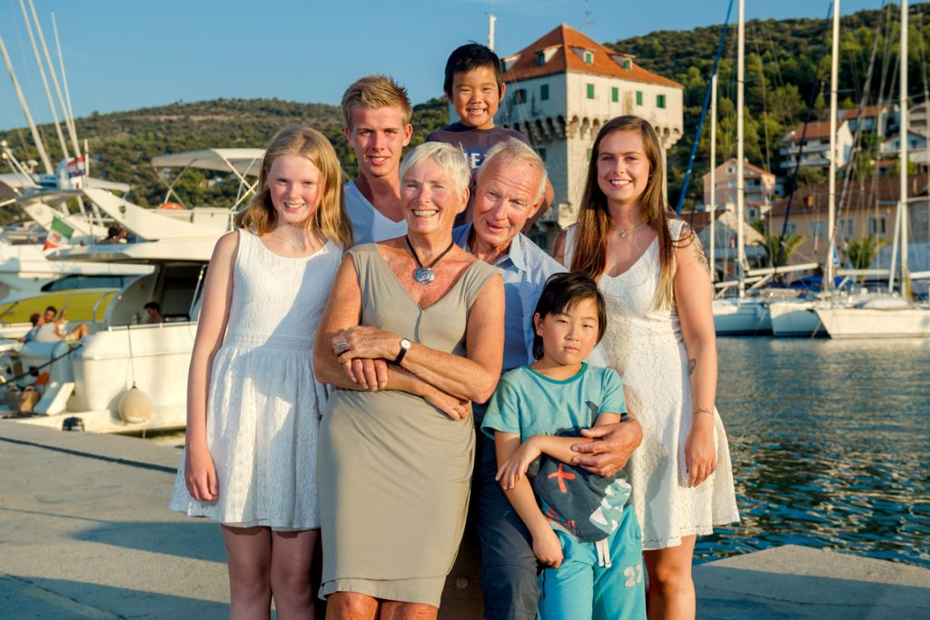 Family photo shoot in Split