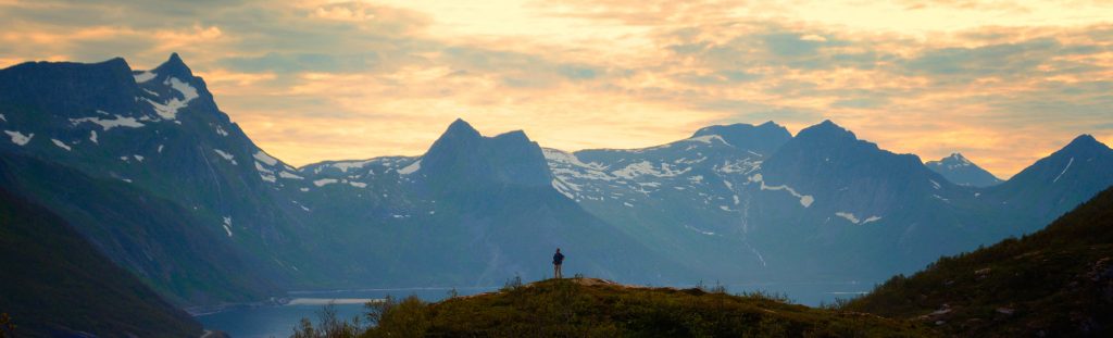 Fjord on Senja Island, Northern Norway