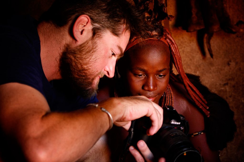 Meeting with Himba people, Namibia