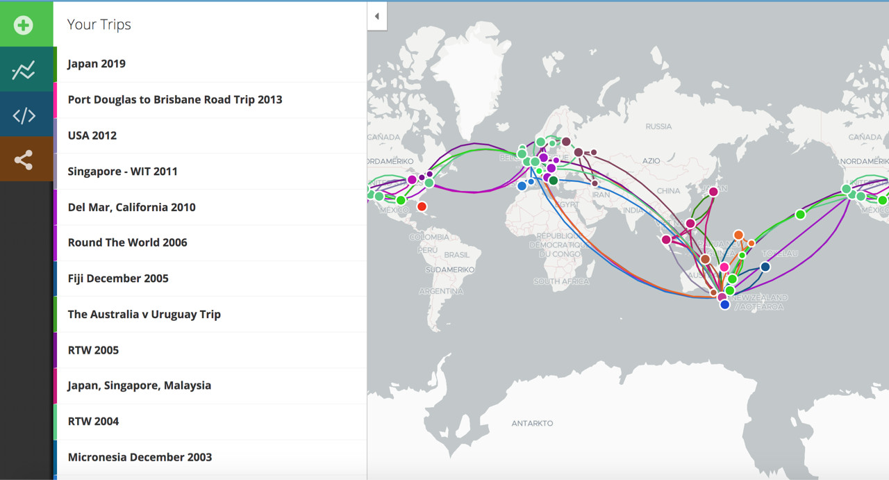 Travellerspoint map